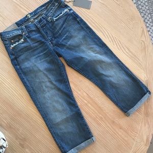 7 for all mankind cropped Josefina relaxed skinny